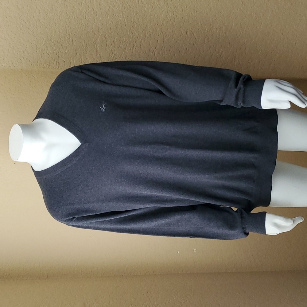 GREG NORMAN Gray V-Neck Sweater MEN'S SIZE: XXL